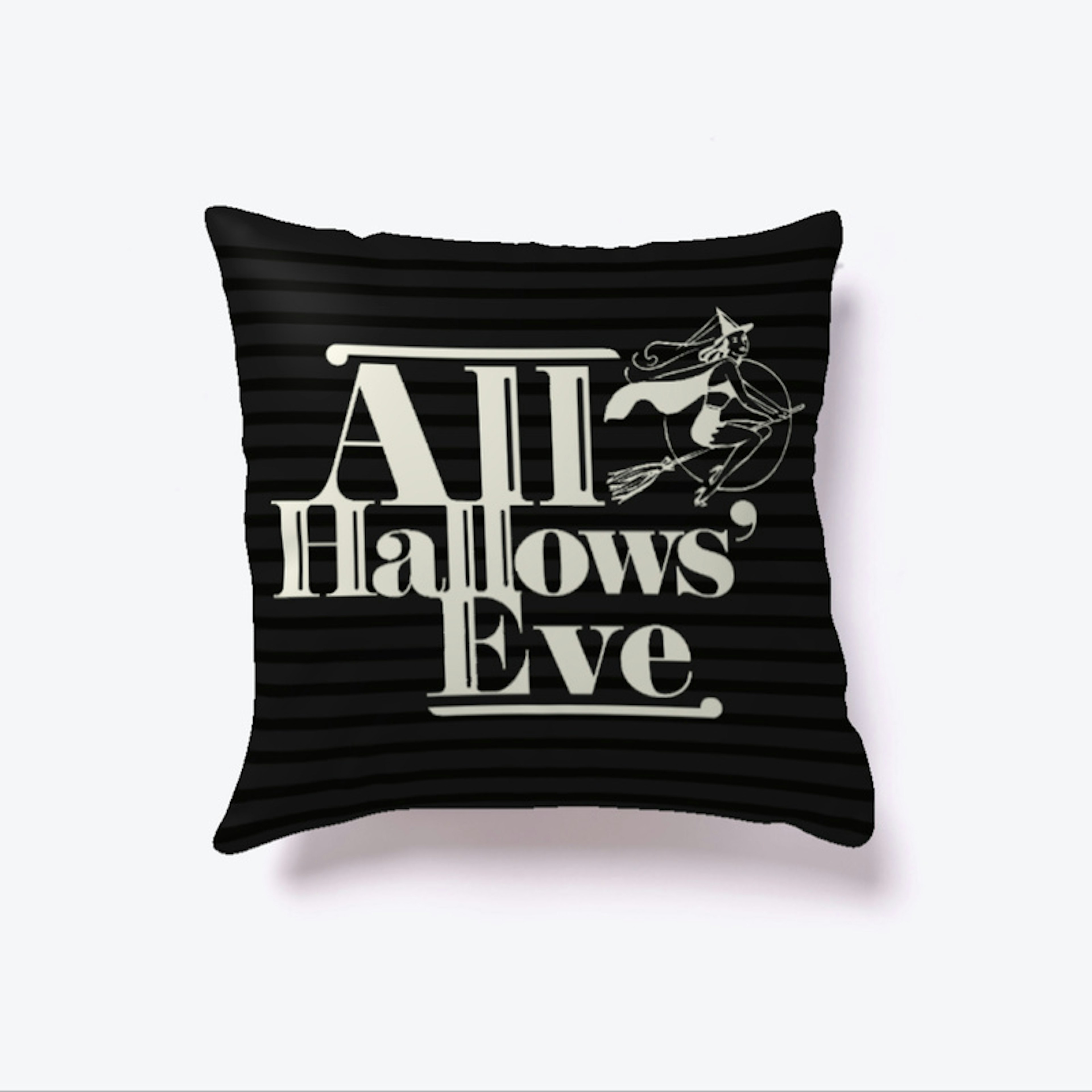 All Hallows' Eve Witch Halloween  Pillow