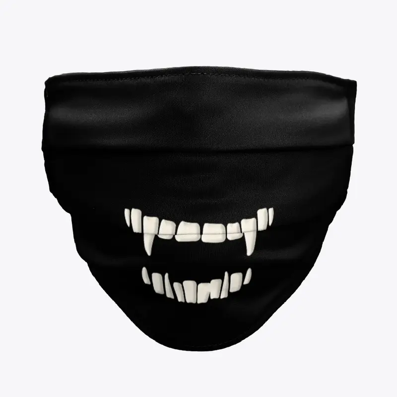 Halloween Forever Fangs Cloth Face Mask