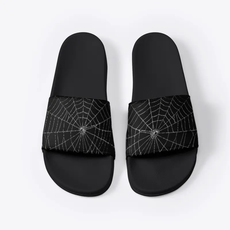 Spider Webs Black Slides